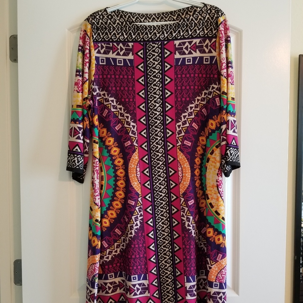 Eci Patterned Shift Dress
